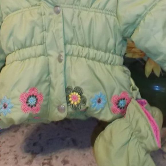Toddler Coat w/ mittens - Picture 2 of 2